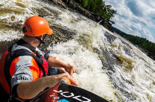 Kayaking on the Ottawa River