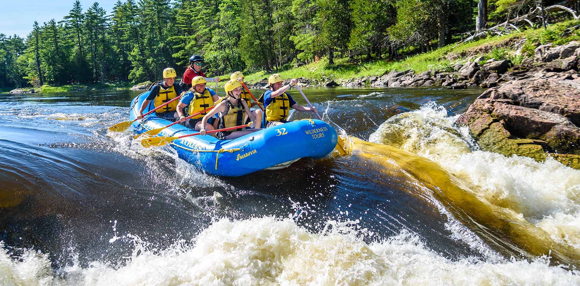 wilderness tours river rafting