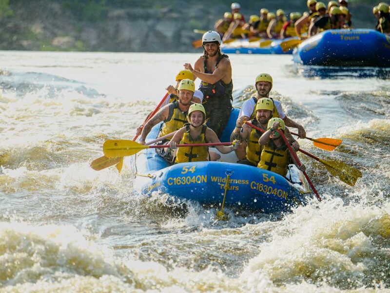 Sport rafting with wilderness tours ontario canada
