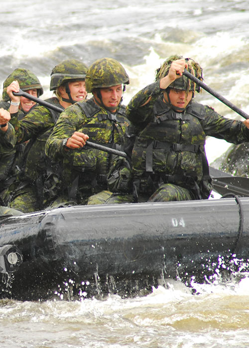 Military Whitewater Training on the Ottawa River Wilderness Tours Adventure Resort Ontario
