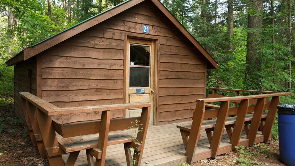 Cedar Cabin Accommodation Rentals at Park Village