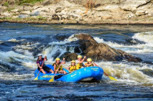 Gentle Family Rafting on the Ottawa River with Wilderness Tours