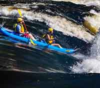 Itinerary SporYak McCoys Chute Ottawa River Wilderness Tours National Whitewater Park Couple Challenge Adventure