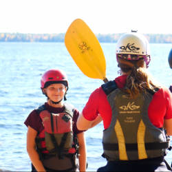 Kids Week Safety Briefing National Whitewater Park Wilderness Tours Ottawa Kayak School