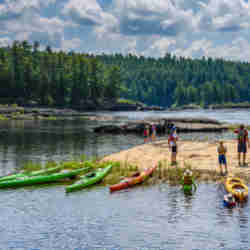 Lunch Sea Kayaking Wilderness Tours National Whitewater Park Ottawa Kayak School
