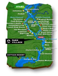 National Whitewater Park Ottawa River Map