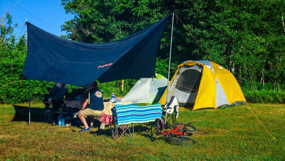 Paddlers Meadow Campsite at Wilderness Tours