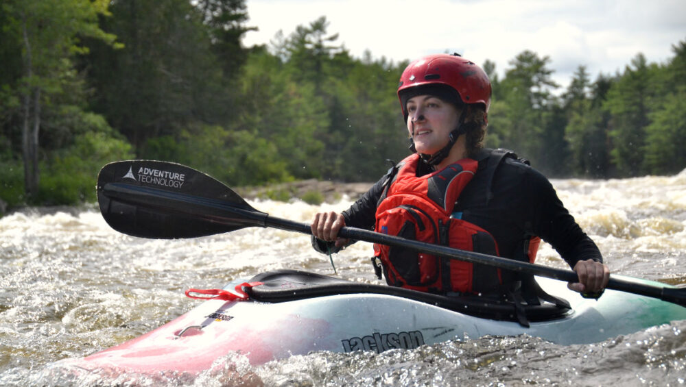 Beginner Kayaking Ottawa Kayak School Instruction Whitewater Kayaking Ontario Canada