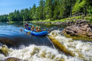 Gentle Family Whitewater Rafting in Ontario Canada Ottawa River white water