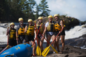 Group Photo Middle Channel Photo National Whitewater Park Rafting Wilderness Tours Ottawa River Ontario Canada