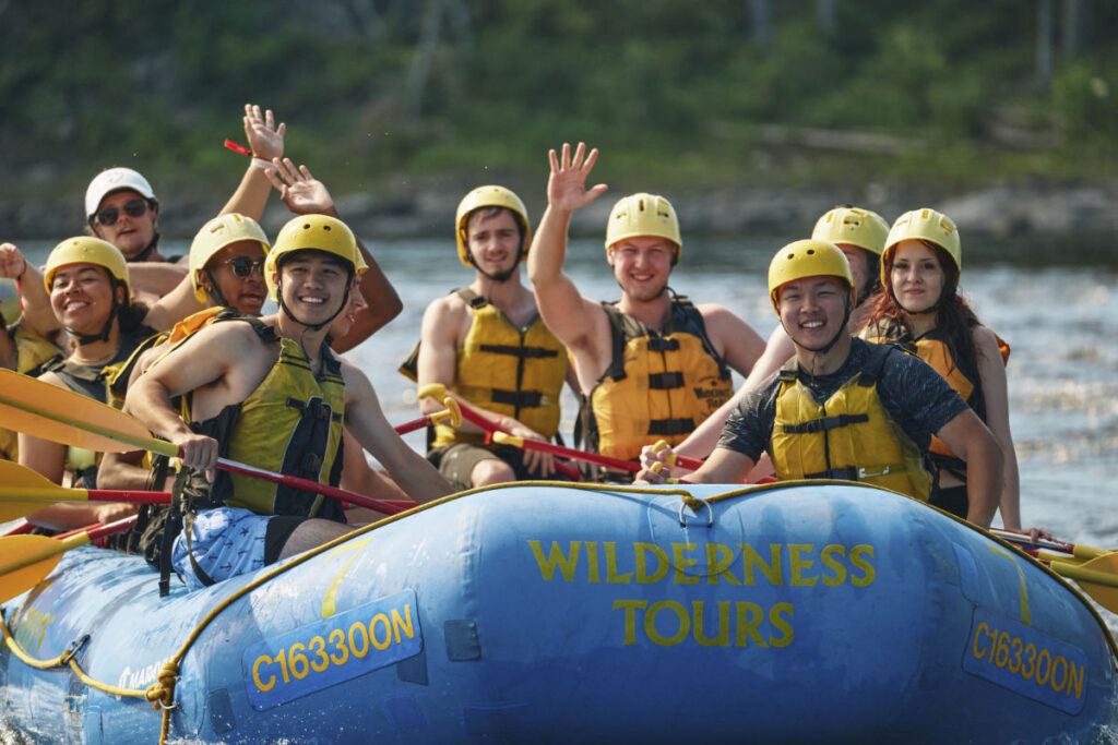 High Adventure Group Fun White Water Rafting Ontario Canada Ottawa River Wilderness Torus