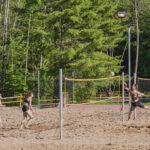 Volley Ball Adults Resort Day Wilderness Tours National Whitewater Park Ontario Canada Ottawa River