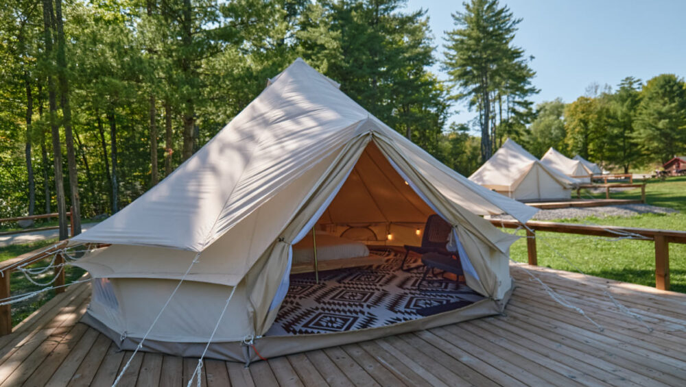 Glamping Tents Wilderness Tours Accommodations Ottawa Ontario Canada