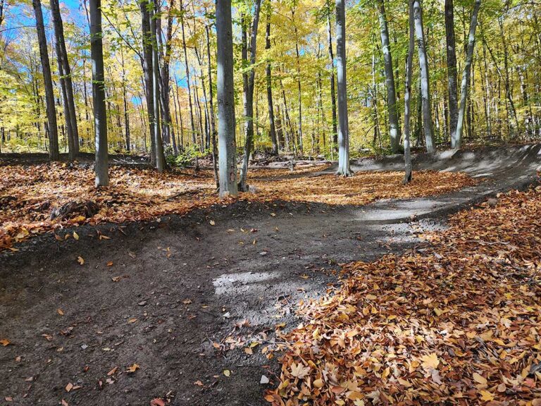 kessel run mountain bike trail at Wilderness Tours Fall 2022