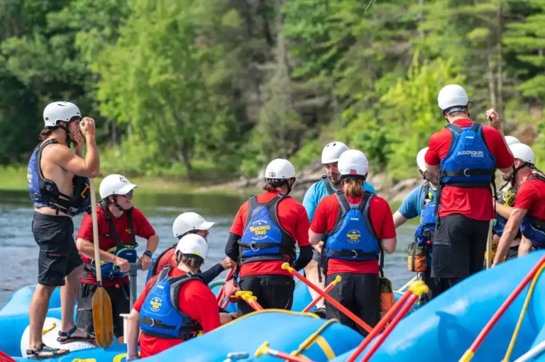 Guide Training at Wilderness Tours Whitewater Rafting Ottawa River