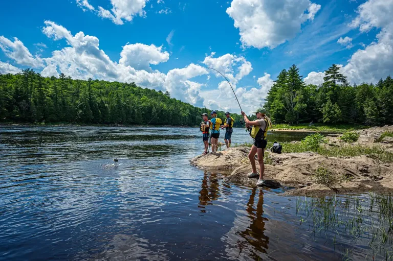 Fish and White Water Raft on the Ottawa River Wilderness Tours