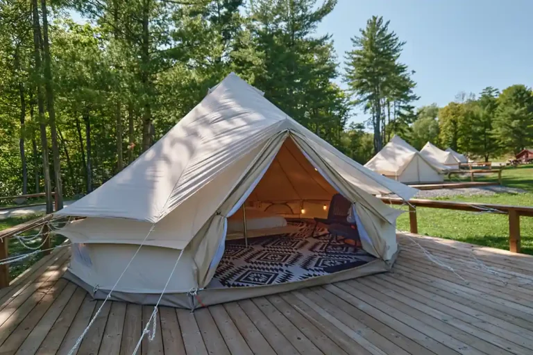 Glamping Tent Accommodation at Wilderness Tours Resort