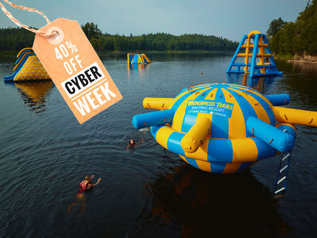 Cyber Week Sale 40% off Rafting