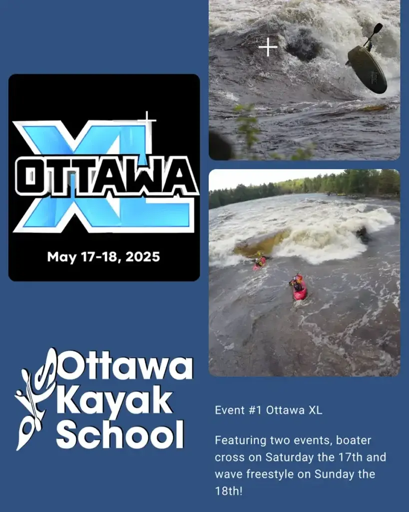 Ottawa XL Extreme Whitewater Kayaking Championship Ottawa River Canada