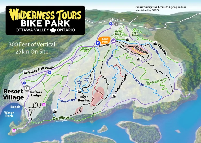 Wilderness Tours Bike Park NEW TRAILS 2025