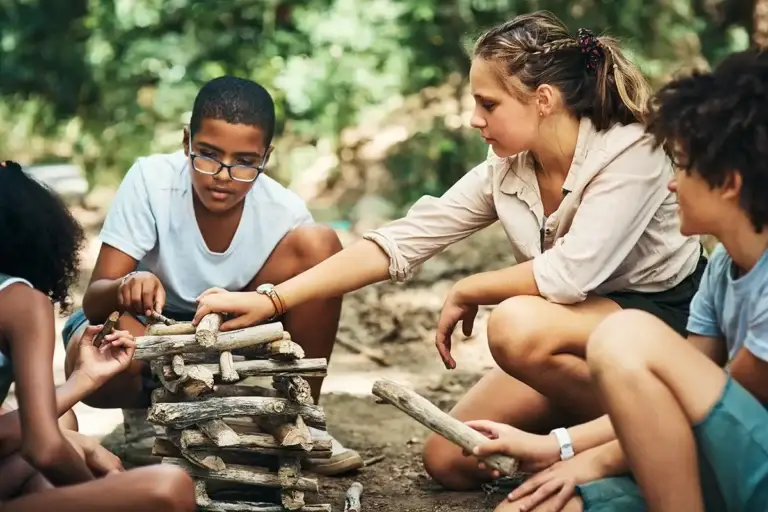 Kids Club at Wilderness Tours Ontario Canada Ottawa River