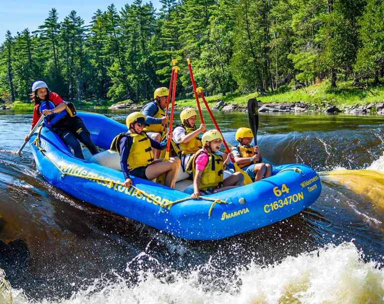 Family Rafting at Wilderness Tours