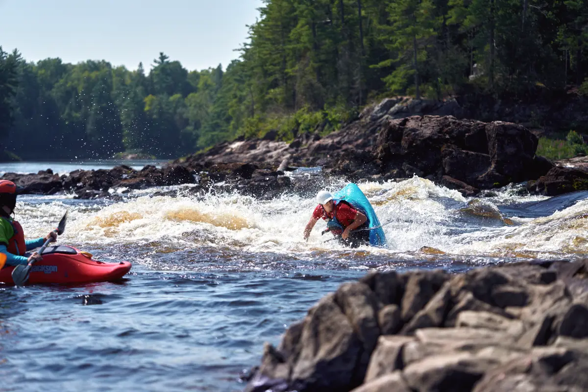 Push Button Rodeo by Ottawa Kayak School at Wilderness Tours Resort
