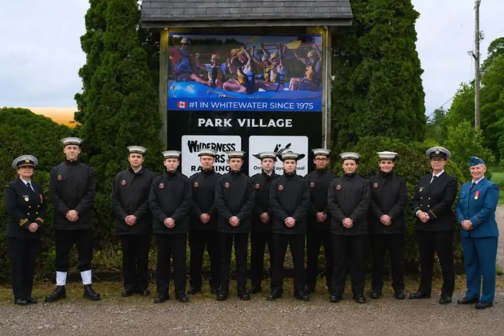 Cadets at Wilderness Tours Rafting Resort