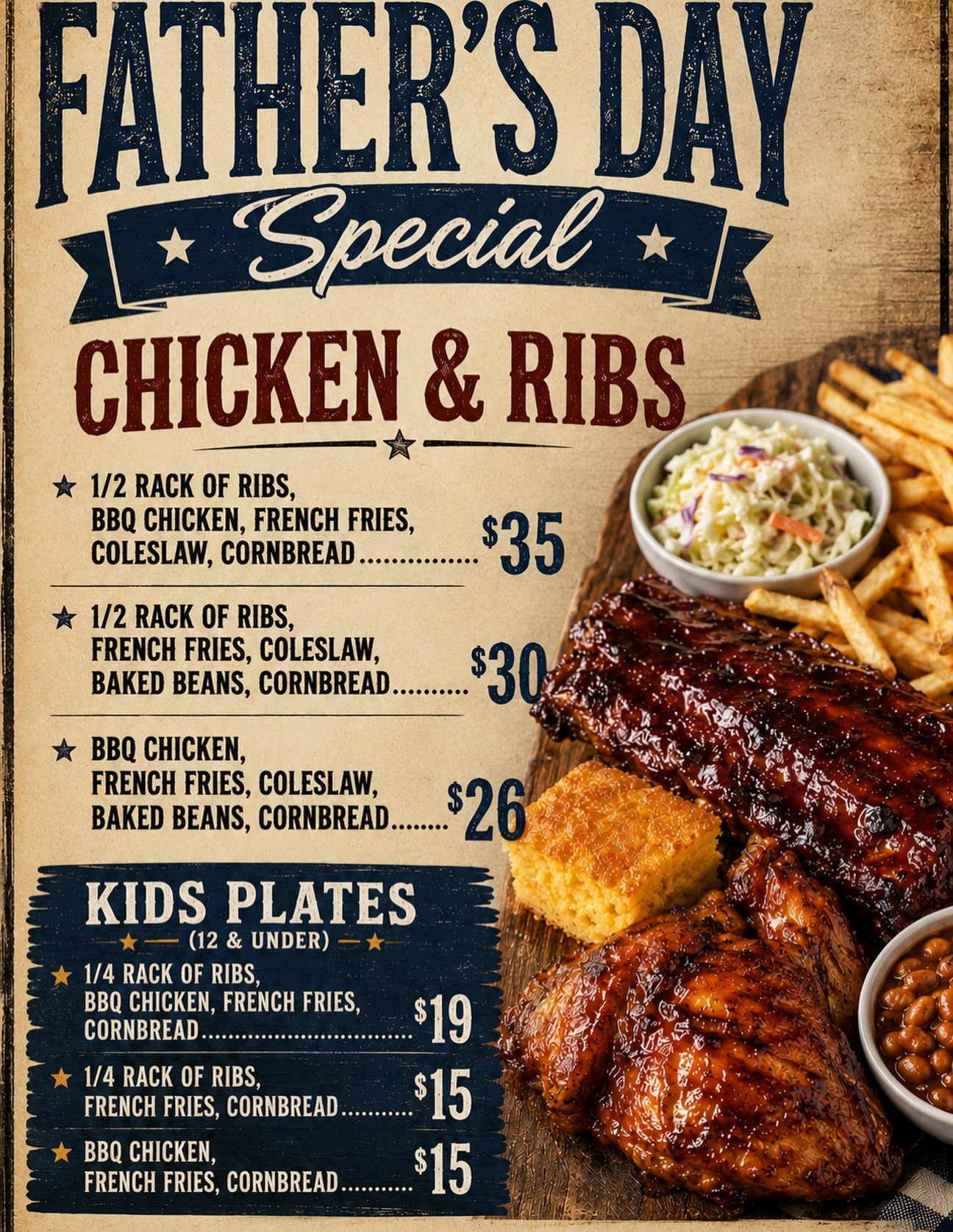 fathers day dinner